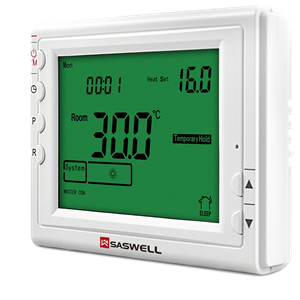 tedenski žični programski termostat saswell sas908xwhb-7